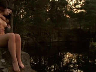 Check out a ardent legal age teenager fucking scene outdoors during sunset