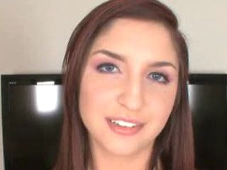 Alexa is eighteen years old and responded to an add on our site and was interested. This is her first time having sex on camera and that babe does a great job. That Babe gets on her knees and starts engulfing Ray's large 10-Pounder. Then that guy copulate